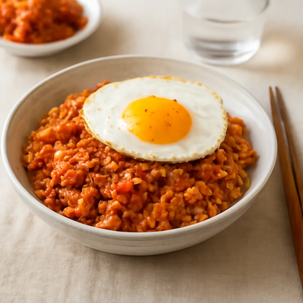 김치 계란밥