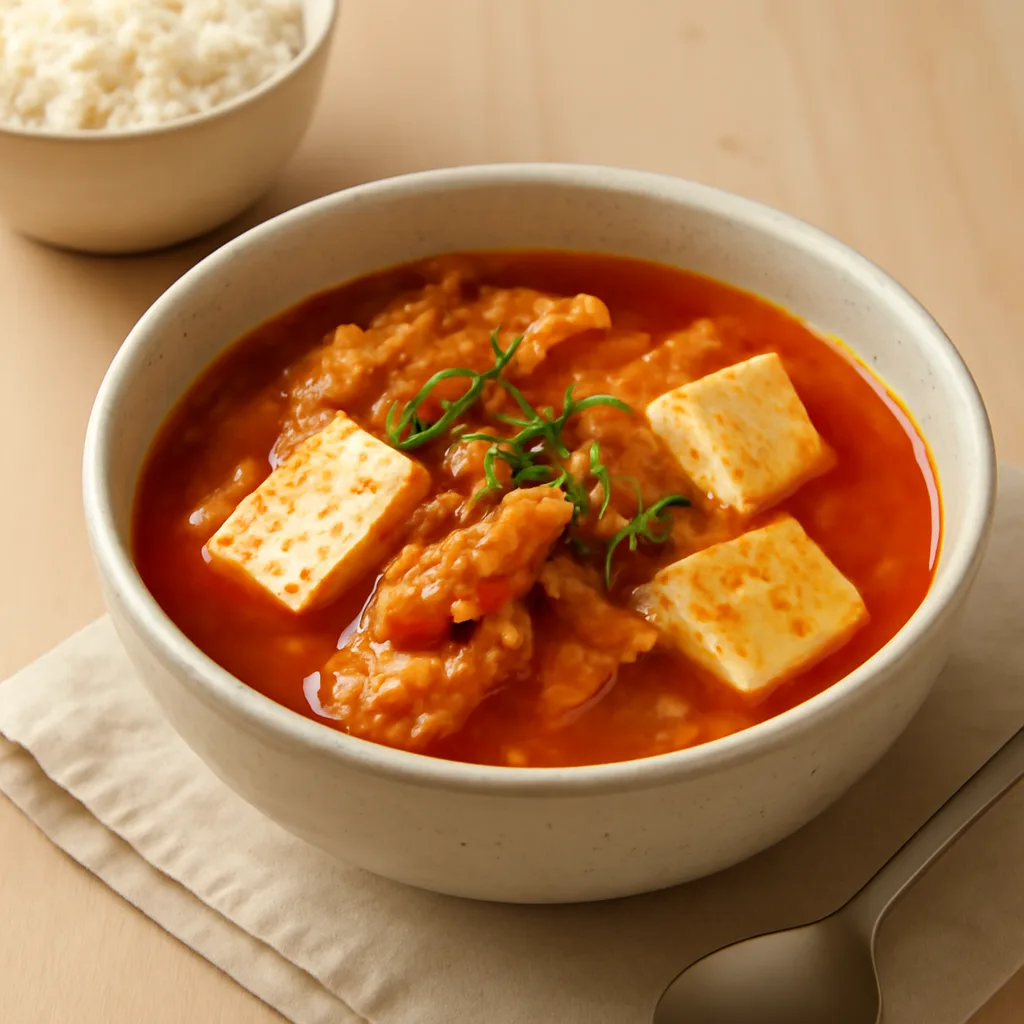 김치두부국