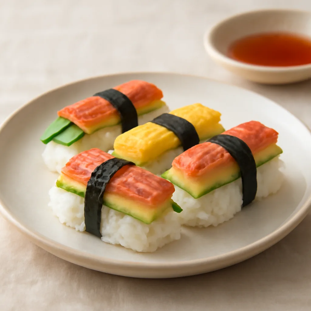 맛살 오이 계란 초밥