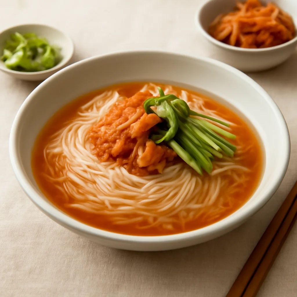김치 소면 냉국