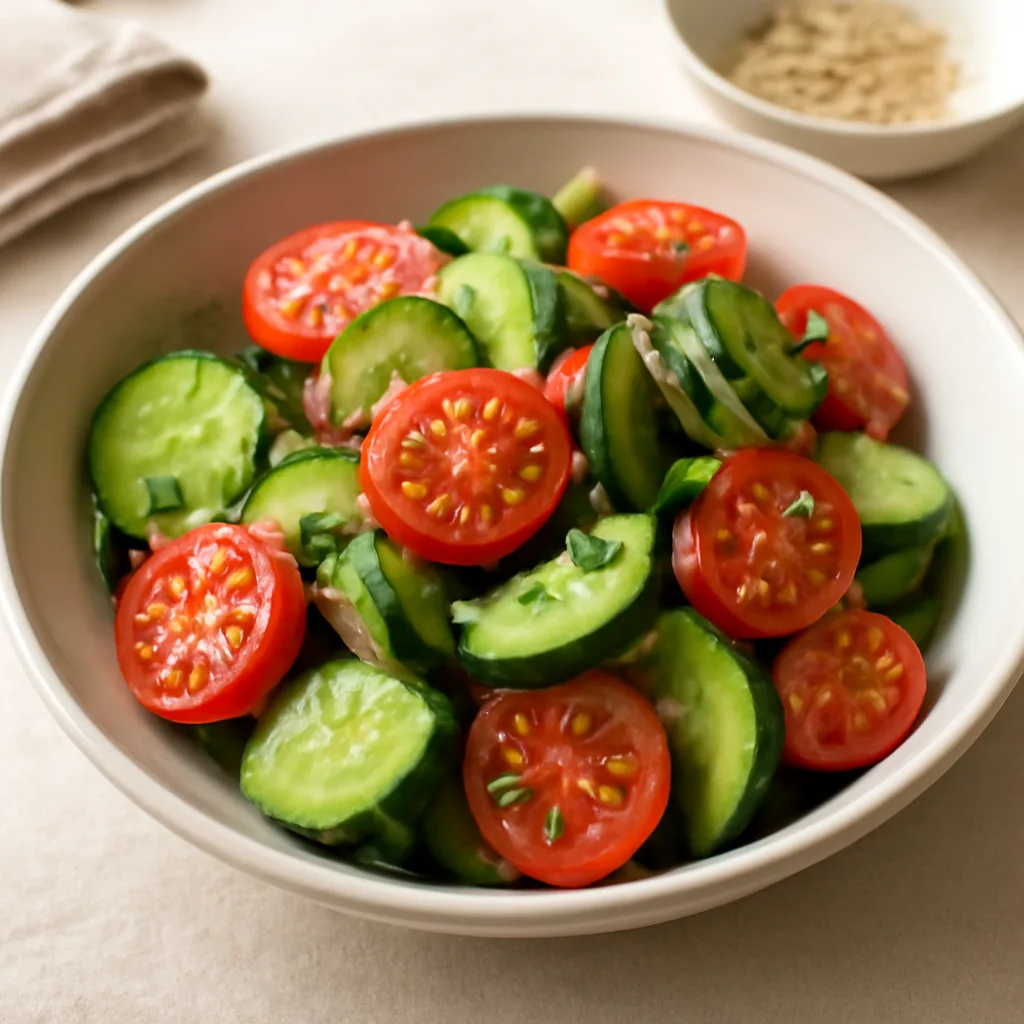 오이 토마토 샐러드